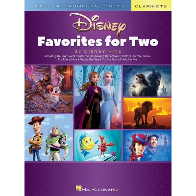 DISNEY FAVORITES FOR TWO - CLARINET