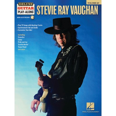 HAL LEONARD STEVIE RAY VAUGHAN -DEL. GUITAR PLAY-ALONG VOL. 27 (BOOK + ONLINE AUDIO)