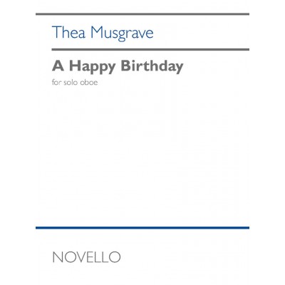 MUSGRAVE - A HAPPY BIRTHDAY - OBOE SOLO