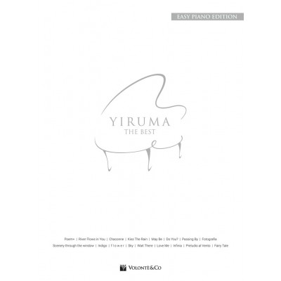 VOLONTE&CO Yiruma - Yiruma The Best - Piano