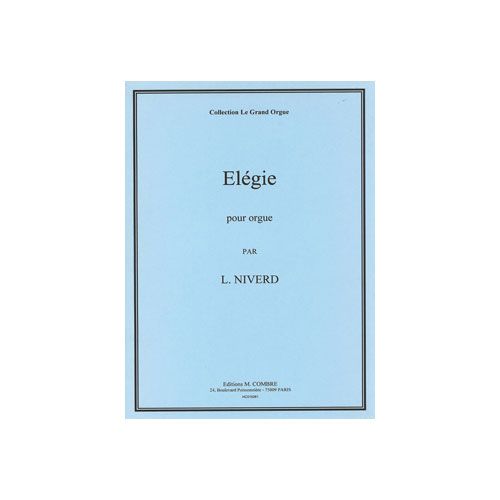 COMBRE NIVERD LUCIEN - ELEGIE - ORGUE