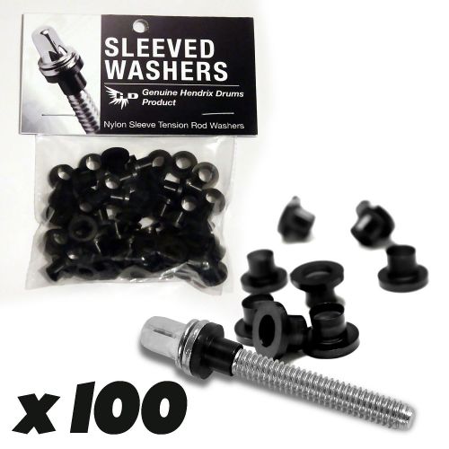 Sleeved Washers By Hendrix Dru Sleeved Washers - Rondelles Noires (x100)