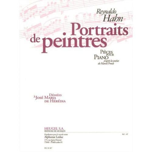 HAHN R. - PORTRAITS DE PEINTRES - PIANO