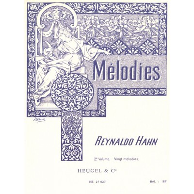 HAHN R. - 20 MELODIES VOL.2 - VOIX MOYENNE ET PIANO