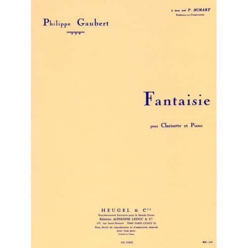 GAUBERT PHILIPPE - FANTAISIE - CLARINETTE