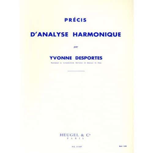 DESPORTES YVONNE - PRECIS D'ANALYSE HARMONIQUE