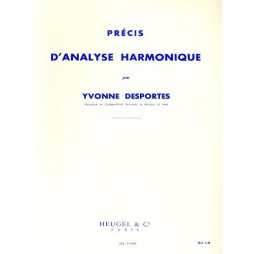 DESPORTES YVONNE - PRECIS D'ANALYSE HARMONIQUE