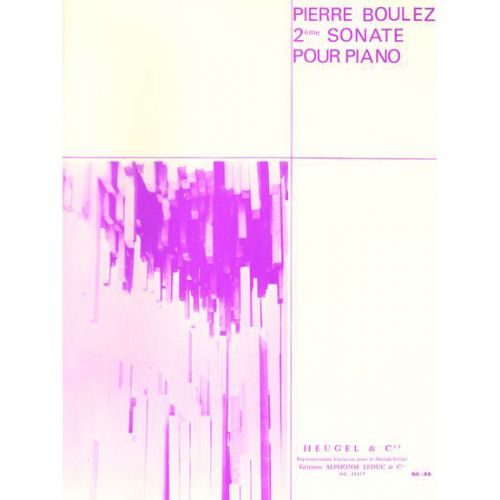 LEDUC BOULEZ P. - SONATE N° 2 - PIANO