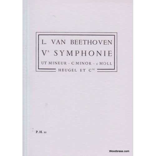 BEETHOVEN - SYMPHONIE N°5 UT MINEUR - POCHE