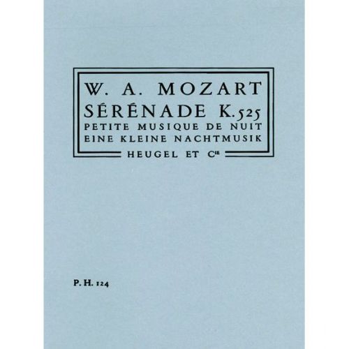 MOZART W.A. - SERENADE KV 525 - PETITE MUSIQUE DE NUIT - CONDUCTEUR POCHE