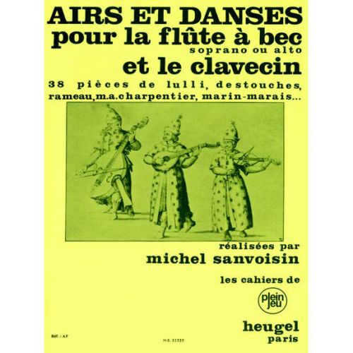 HEUGEL DIVERS / SANVOISIN - AIRS ET DANSES POUR LA FLUTE A BEC ET LE CLAVECIN