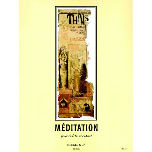 HEUGEL Massenet J. - Meditation De Thais - Flute et Piano