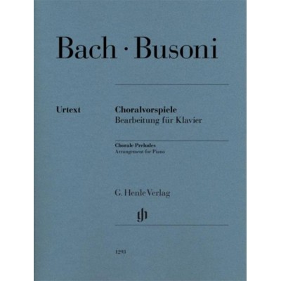 BACH J.S. - BUSONI F. - PRELUDES DE CHORALS - PIANO