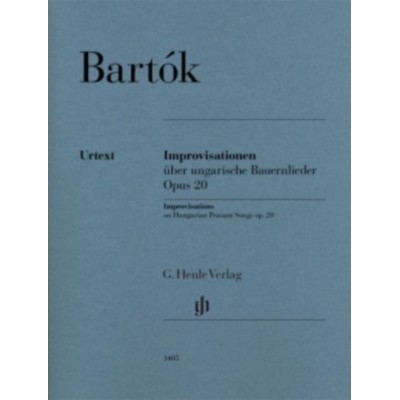 BARTOK BELA - IMPROVISATIONS ON HUNGARIAN PEASANT SONGS OP.20 - PIANO 