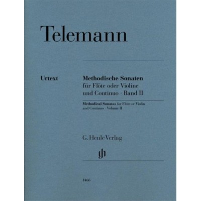 HENLE VERLAG Telemann - Sonates Methodiques Vol.2