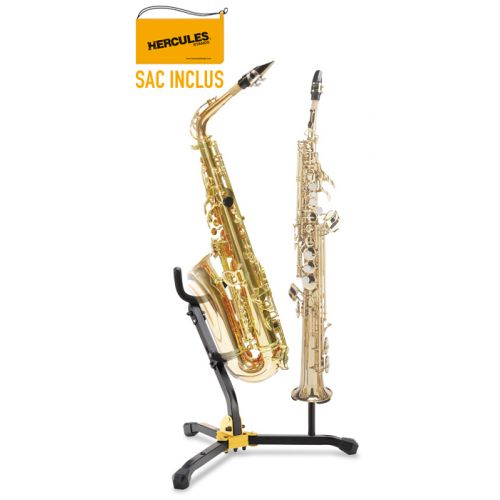 HERCULES STANDS ALTO / TENOR SAX & SOPRANO SAX STAND DS533B