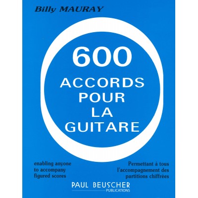 MAURAY BILLY - ACCORDS POUR LA GUITARE (600)