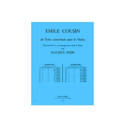 COMBRE ETGEN MARCEL - LA REVEUSE - VIOLON ET PIANO