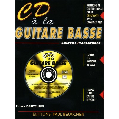 DARIZCUREN FRANCIS - CD À LA GUITARE BASSE + CD