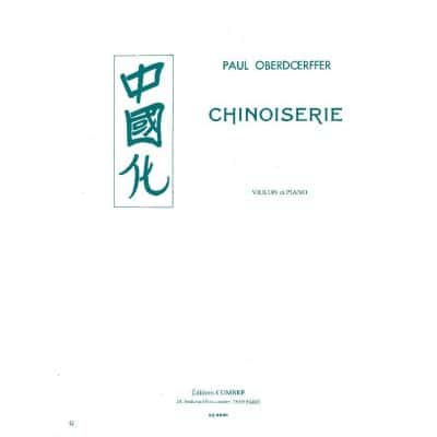 OBERDOERFFER PAUL - CHINOISERIE - VIOLON, PIANO 