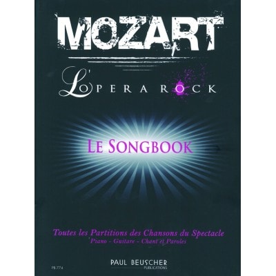 MOZART L'OPERA ROCK, LE SONGBOOK - PVG