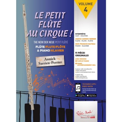 SARRIEN PERRIER A. - LE PETIT FLUTE AU CIRQUE + AUDIO