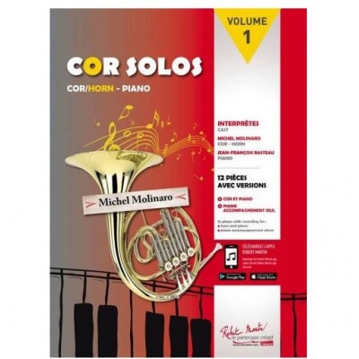 Molinaro M. - Cor Solos Vol.1 (+ Acc. Piano)