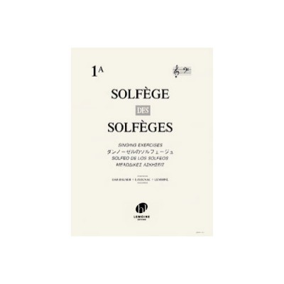 LAVIGNAC ALBERT - SOLFEGE DES SOLFEGES VOL.1A AVEC ACCOMPAGNEMENT