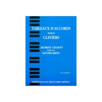 LAFITTE CHARLES - TABLEAUX D'ACCORDS - CLAVIER