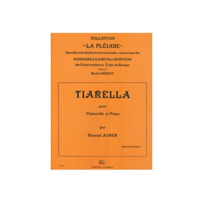 AUBER CHANTAL - TIARELLA - VIOLONCELLE ET PIANO