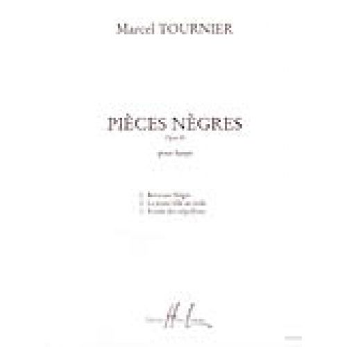 LEMOINE TOURNIER MARCEL - PIECES NEGRES (3) OP.41 - HARPE