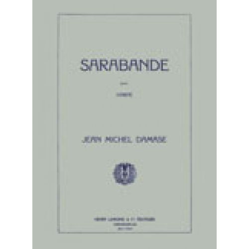 LEMOINE DAMASE JEAN-MICHEL - SARABANDE OP.8 - HARPE