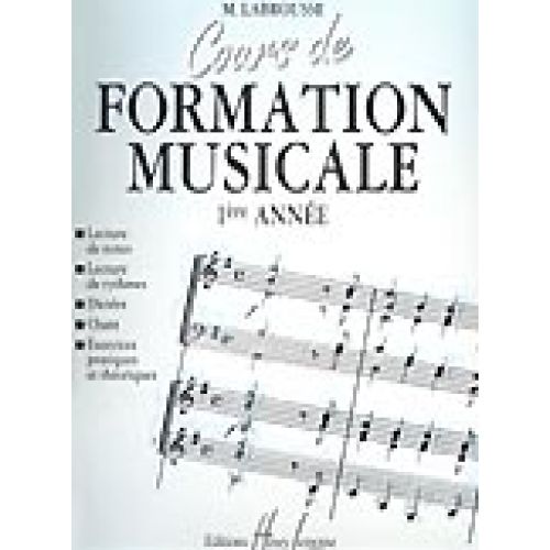  Labrousse Marguerite - Cours De Formation Musicale Vol.1