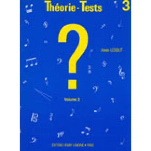 LEDOUT ANNIE - THEORIE-TESTS VOL.3