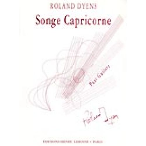 LEMOINE Dyens - Songe Capricorne - Guitare