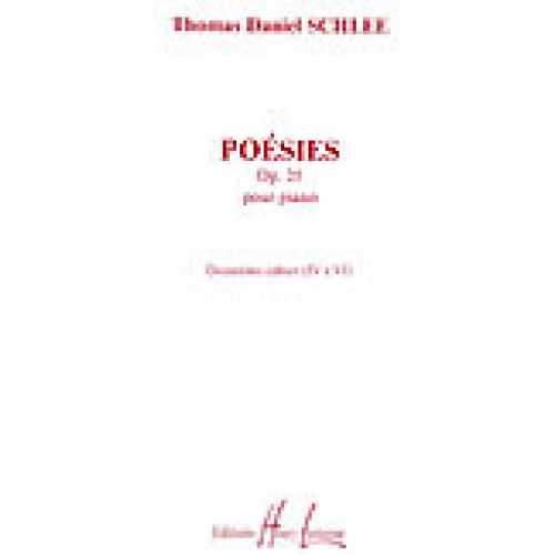LEMOINE Schlee Thomas Daniel - Poesies II Op.25 - Piano