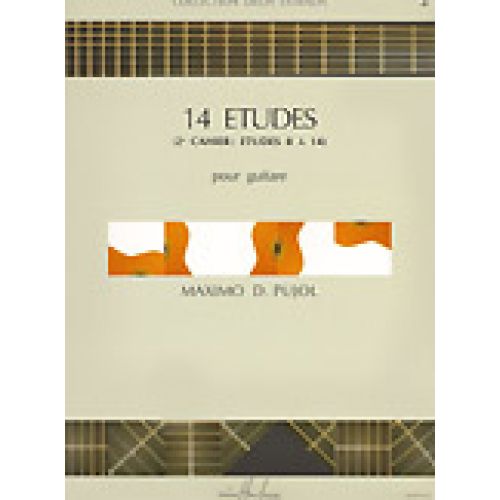 LEMOINE PUJOL MAXIMO-DIEGO - ETUDES (14) VOL.2 - GUITARE