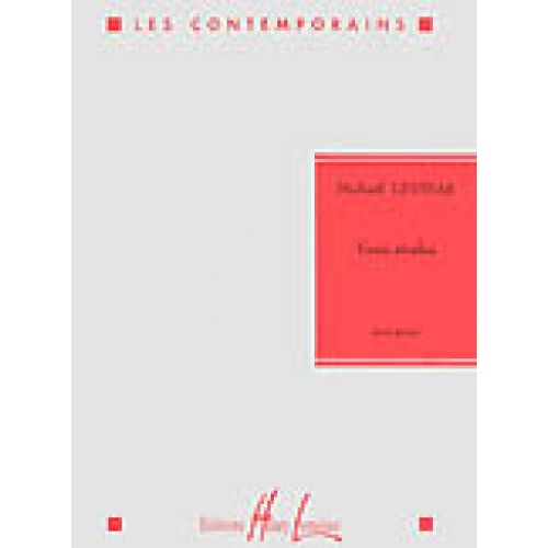 LEMOINE LEVINAS MICHAEL - ETUDES POUR PIANO (4) - PIANO