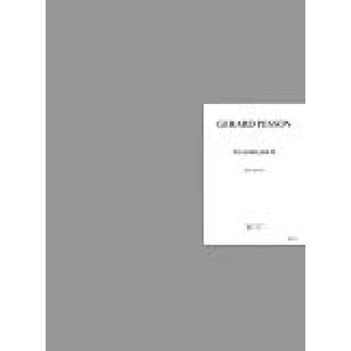 LEMOINE PESSON GERARD - VEXIERBILDER II - PIANO