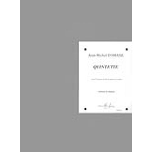 DAMASE JEAN-MICHEL - QUINTETTE - CLARINETTE SIB, QUATUOR A CORDES