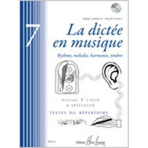 LEMOINE CHEPELOV P./MENUT B. - LA DICTEE EN MUSIQUE VOL.7, 3EME CYCLE