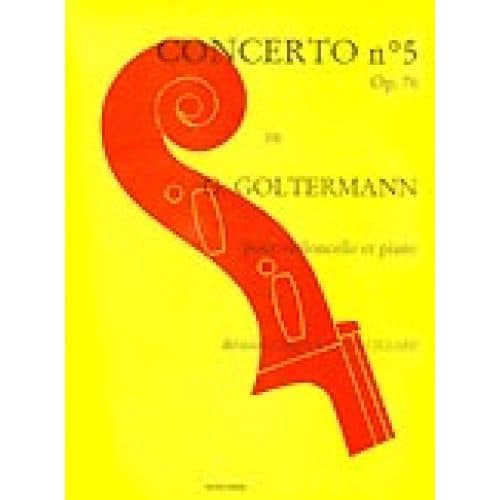  Goltermann Georg - Concerto N5 Op.76 En R Min. - Premier Mouvement - Violoncelle, Piano