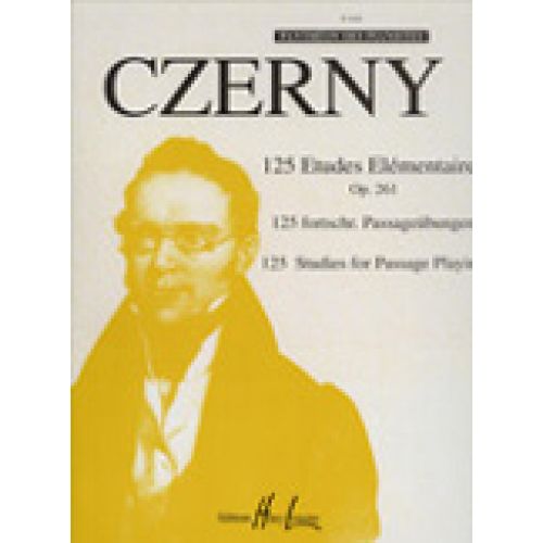 LEMOINE Czerny Carl - Etudes Elementaires (125) Op.261 - Piano