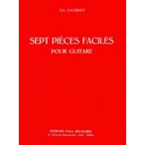 PAUL BEUSCHER PUBLICATIONS LAURENT LEO - PIECES FACILES (7) + CD - GUITARE
