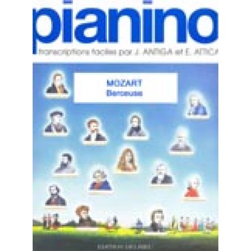 EDITION DELRIEU MOZART W.A. - BERCEUSE - PIANINO 13 - PIANO