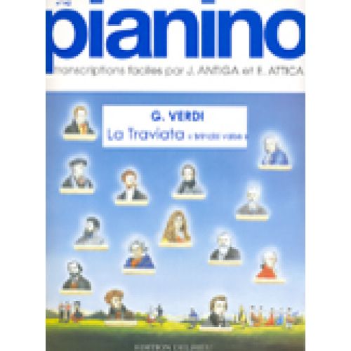 EDITION DELRIEU VERDI G. - LA TRAVIATA - PIANINO 142 - PIANO