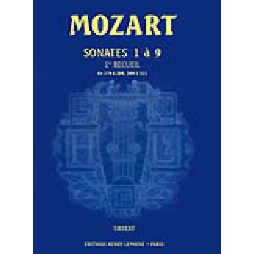 LEMOINE MOZART - SONATES VOL.1 NOS 1 À 9 URTEXT - PIANO