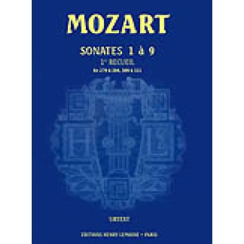 MOZART - SONATES VOL.1 NOS 1 À 9 URTEXT - PIANO
