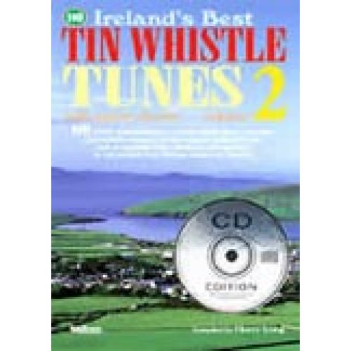 IRELAND'S BEST TIN WHISTLE TUNES (110) VOL.2 + CD - FLUTE