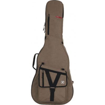 GIGBAG GUITAR TRANSIT BROWN ACOUSTICS